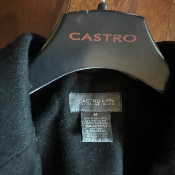 NWOT Men’s Castro wool blend top coat - Picture 2 of 8